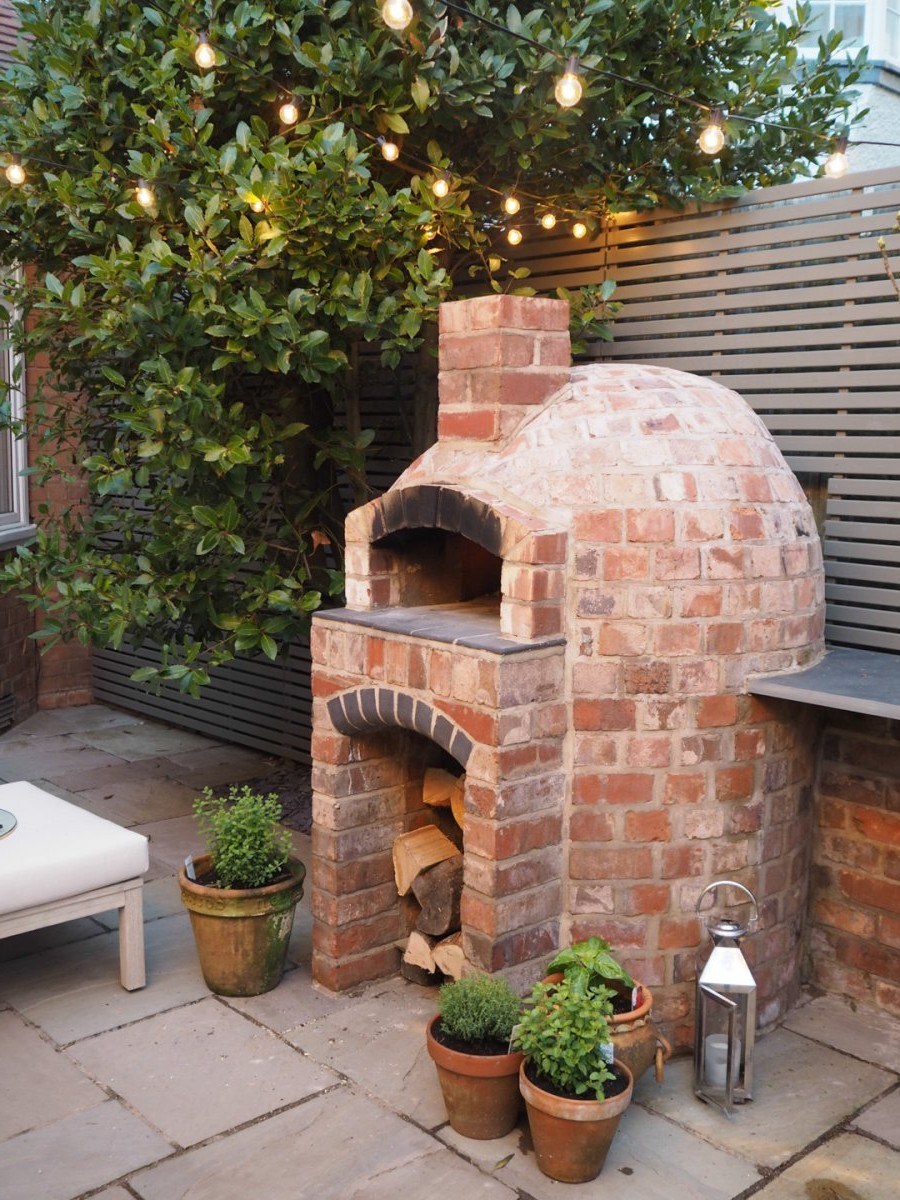 Помпейская печь с мангалом