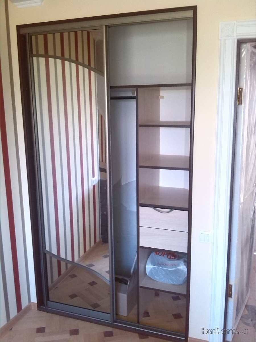 Шкаф в нише своими руками