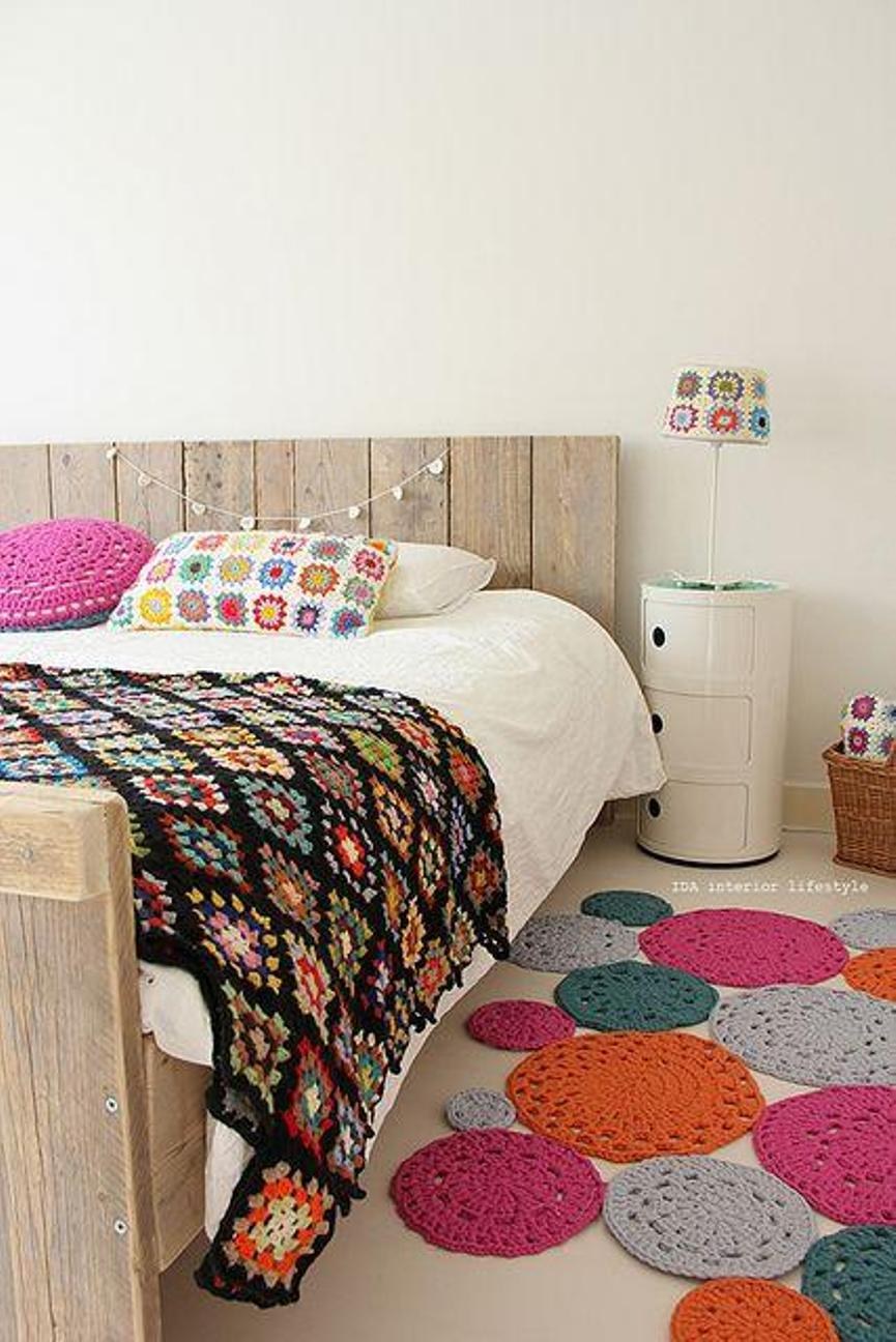 Декор из остатков пряжи