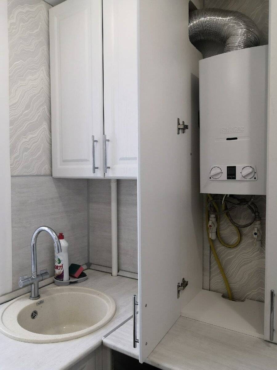 Газовая колонка на кухне