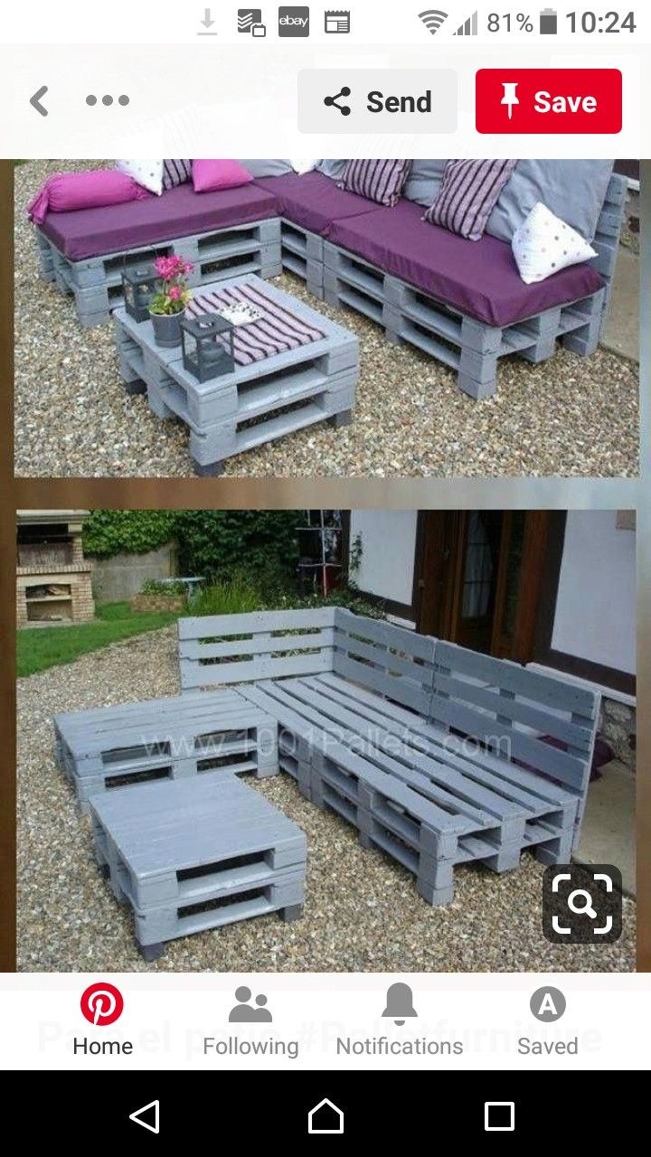 Мебель из поддонов EPAL