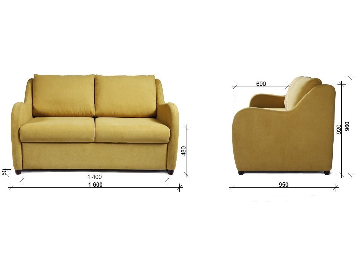 Длина и ширина у дивана