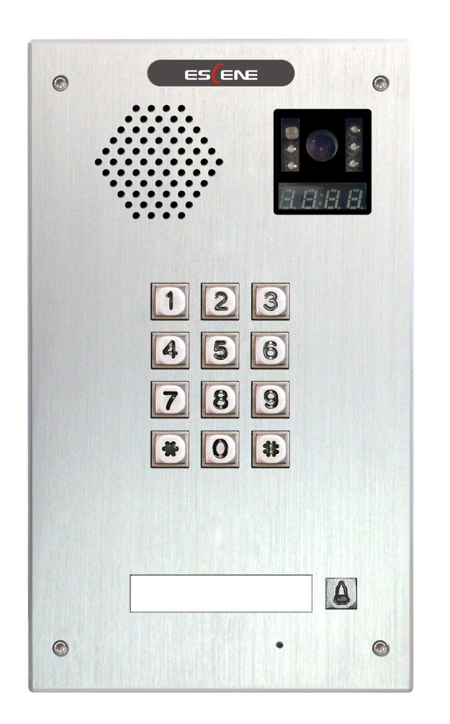 Домофон (переговорное устройство) Escene iv720rt-01 серебро (дверная станция)
