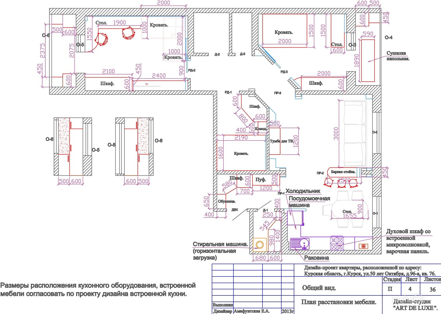 Перепланировка газовая плита