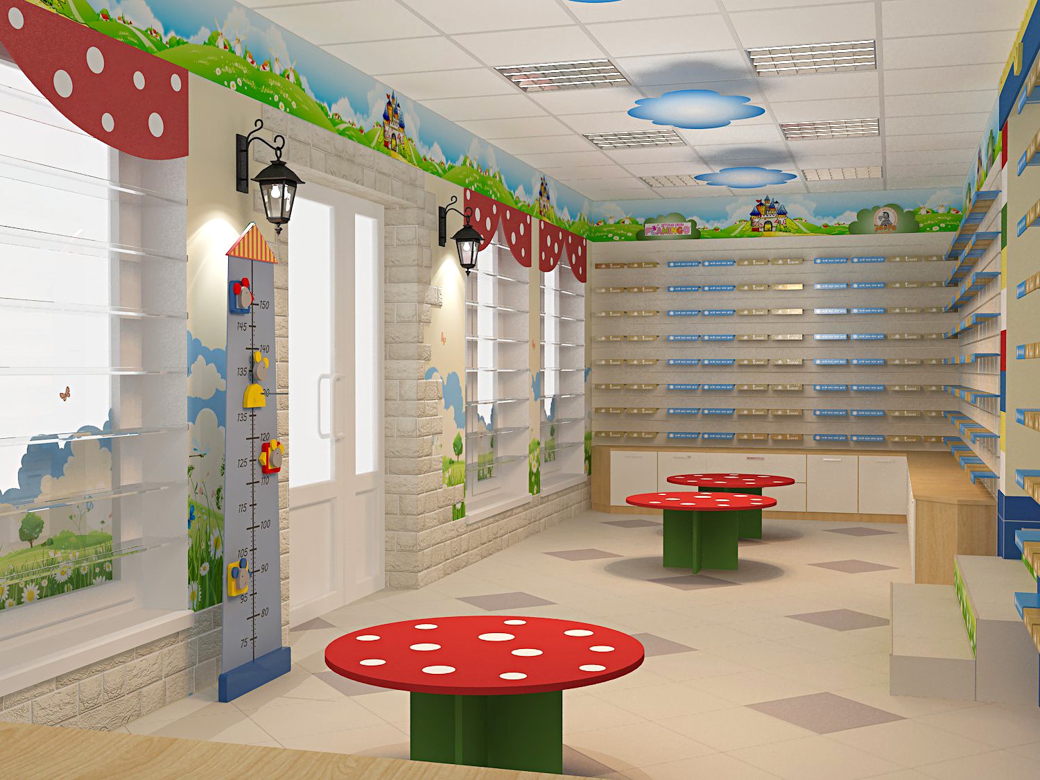 Дизайн детского магазина: фото