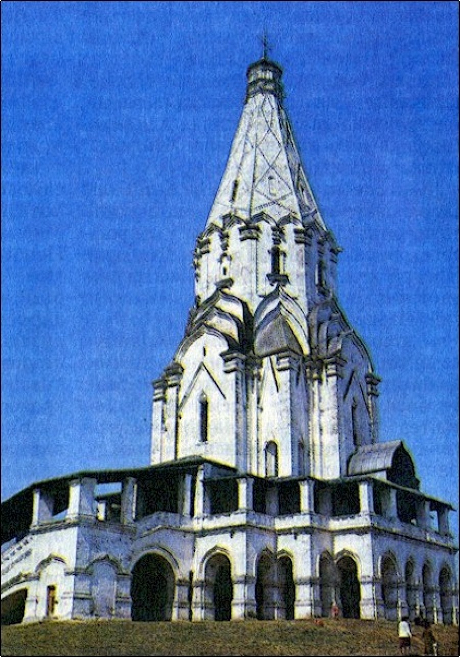 Церковь Вознесения в Коломенском стиль