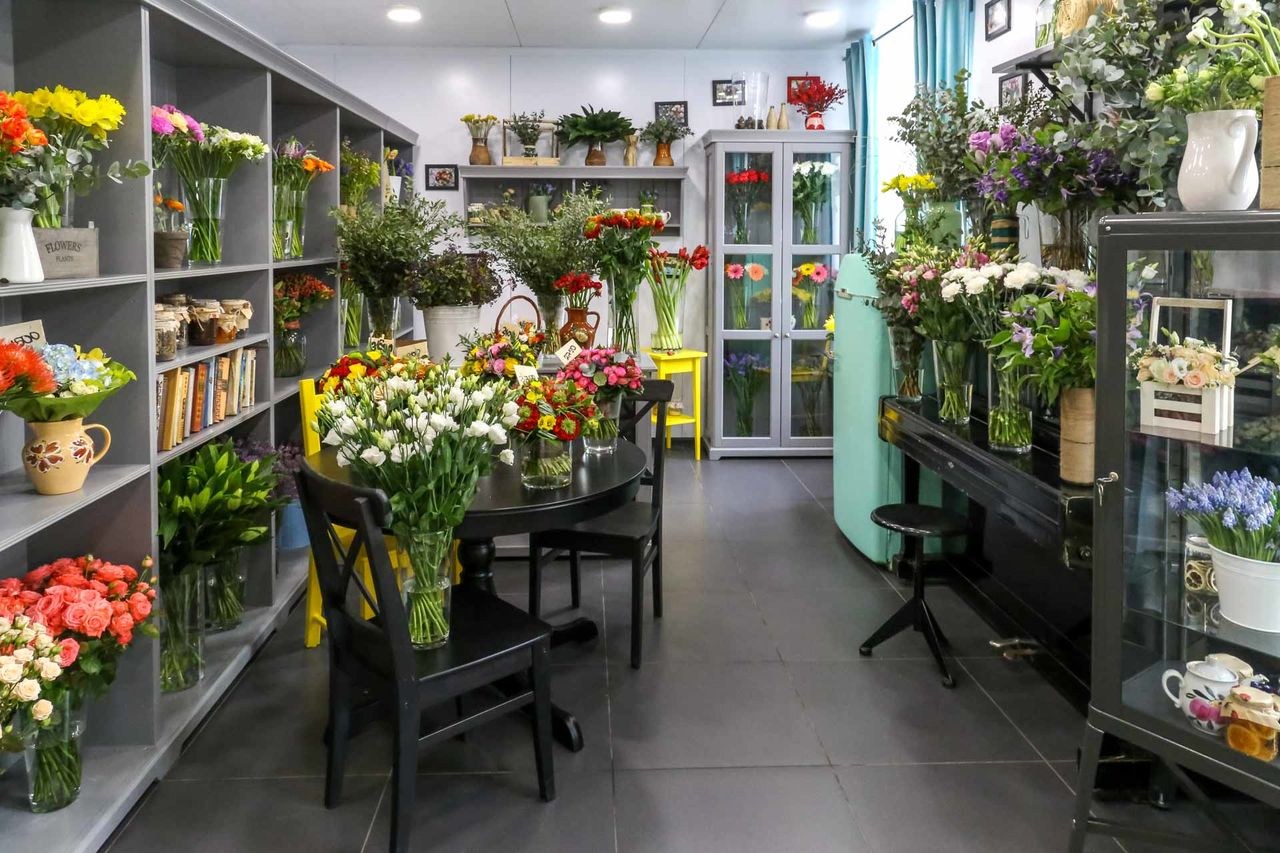Цветочный магазин с расчетами