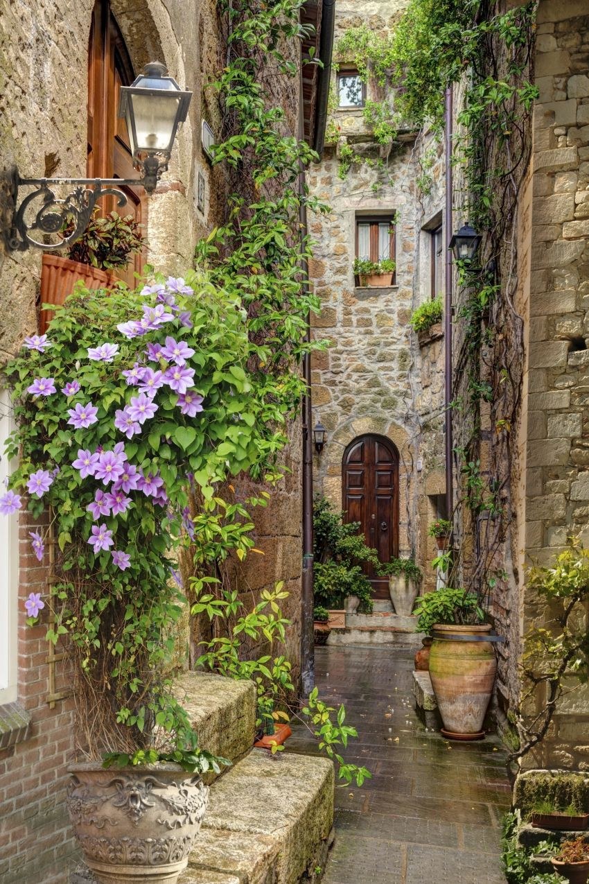 Дворики Испании улочки провинция