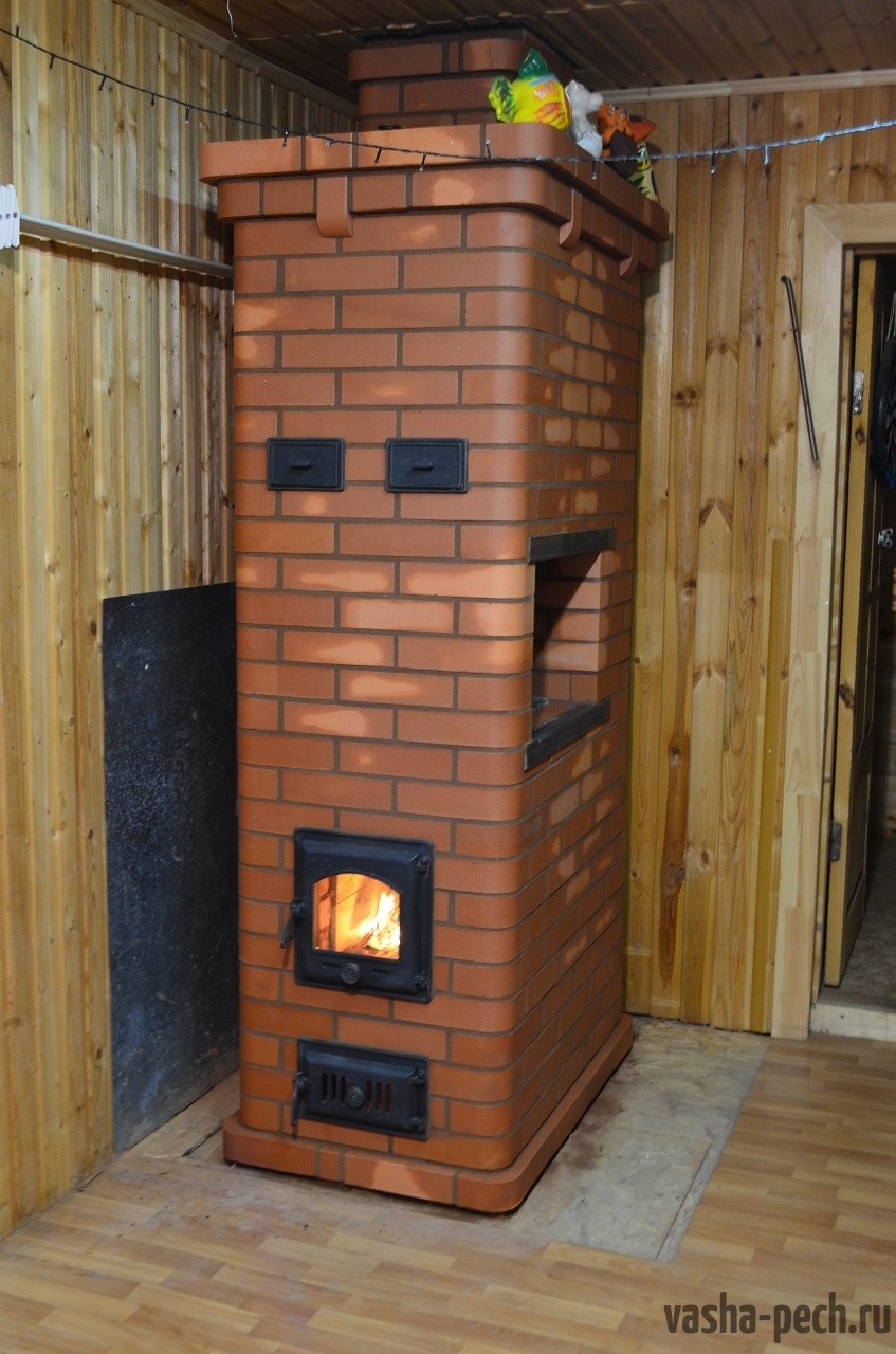 Печь отопительная 2,5 на 2,5 кирпича