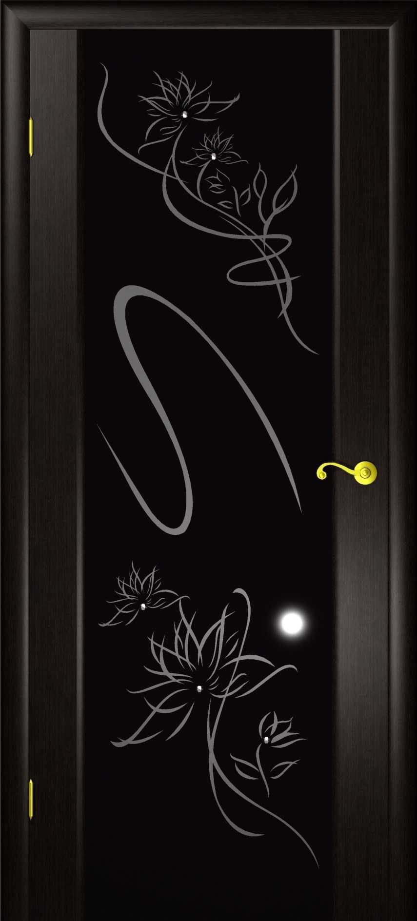 Триплекс-3 черный шелк дверь