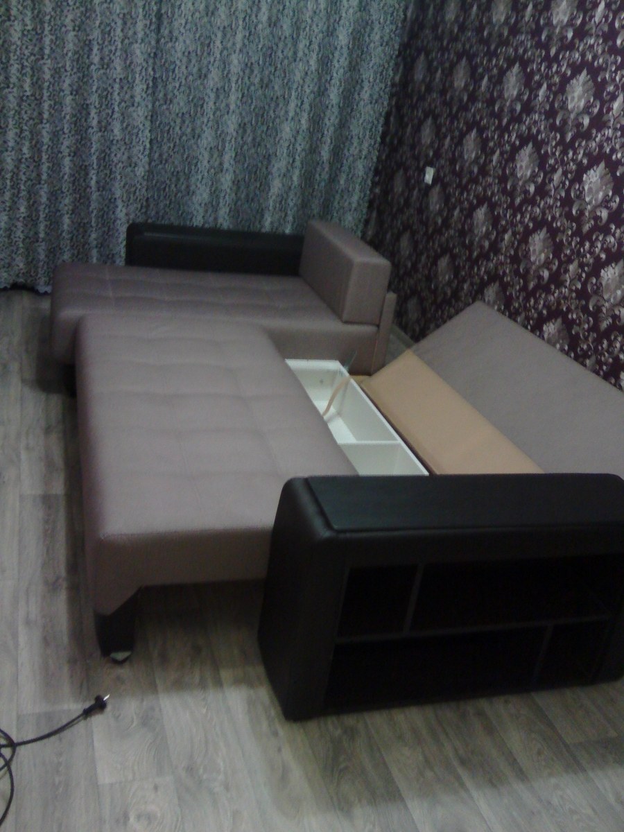 Угловой диван Дубай рогожка Malmo шоколад