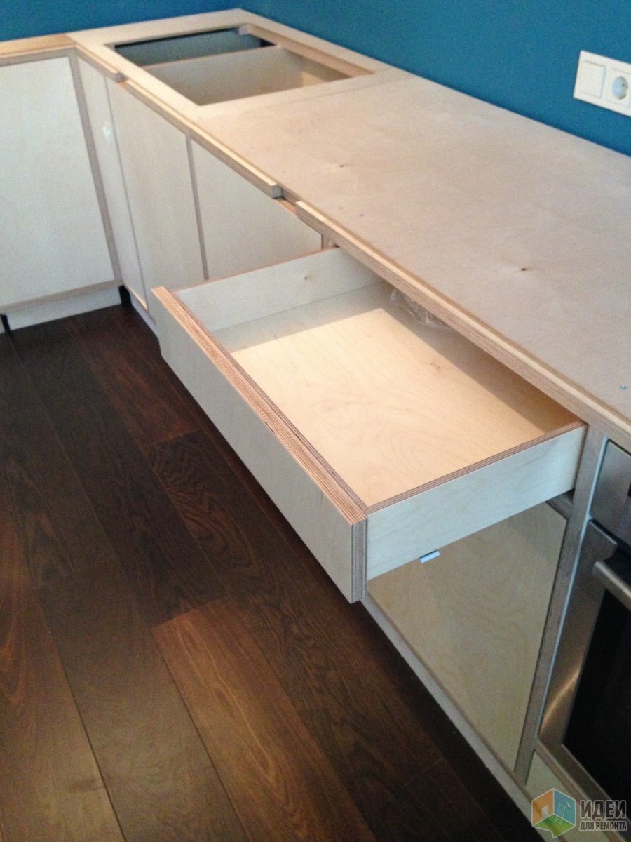 Кухня из фанеры