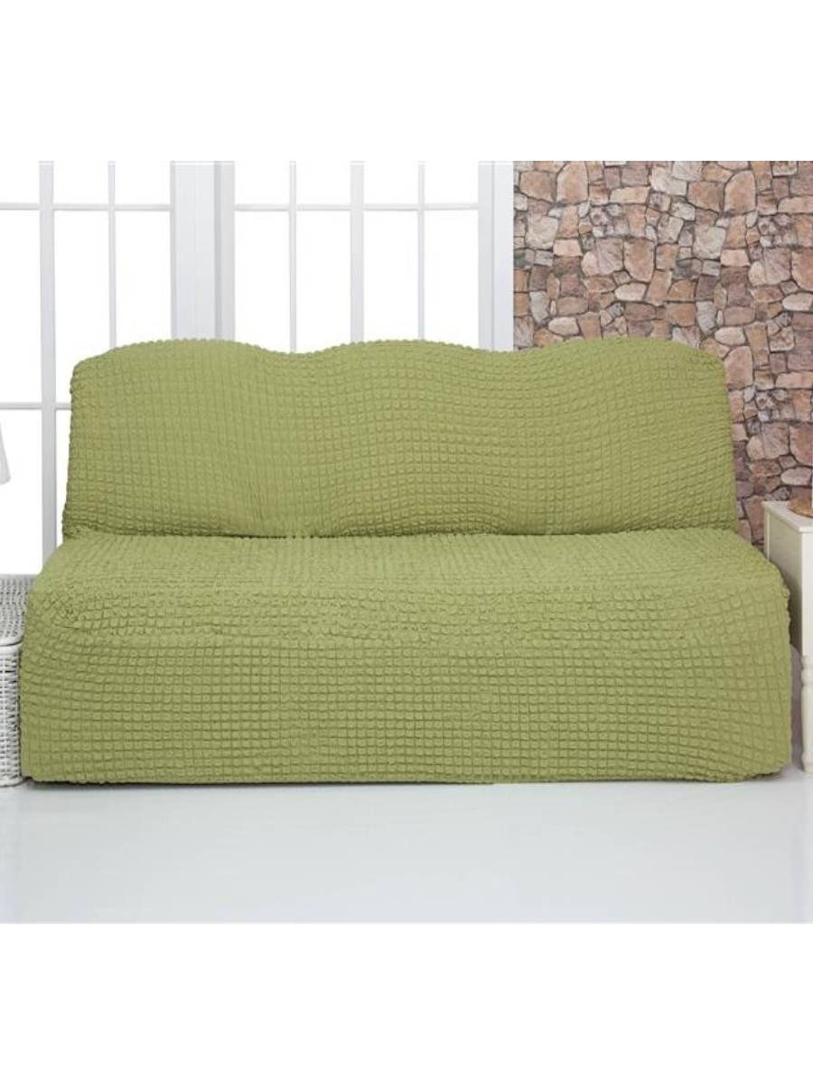 Диван с чехлом без подлокотников (70 фото)