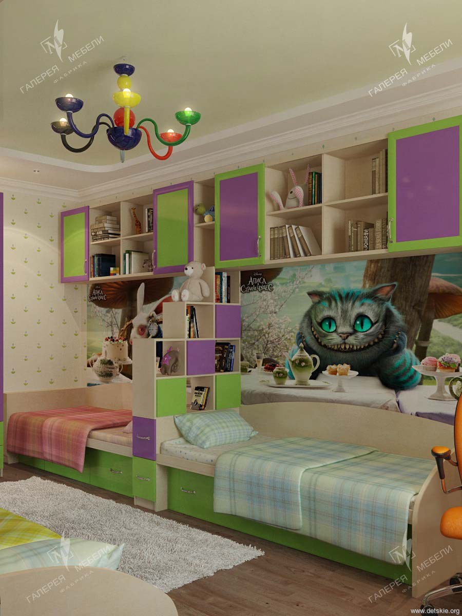 Детская мебель для двоих разнополых