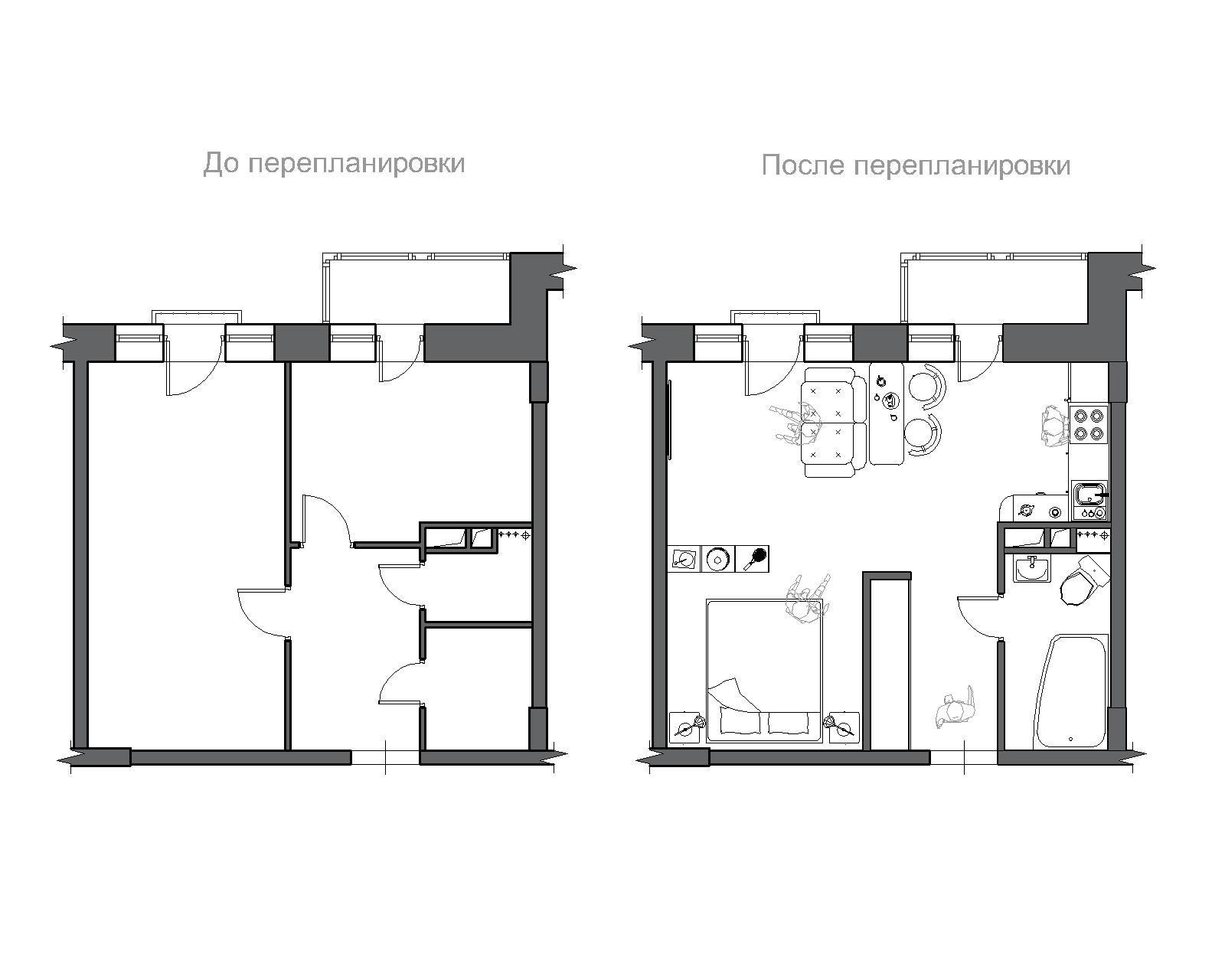 Сколько стоит перепланировка квартиры в спб через пиб по эскизу