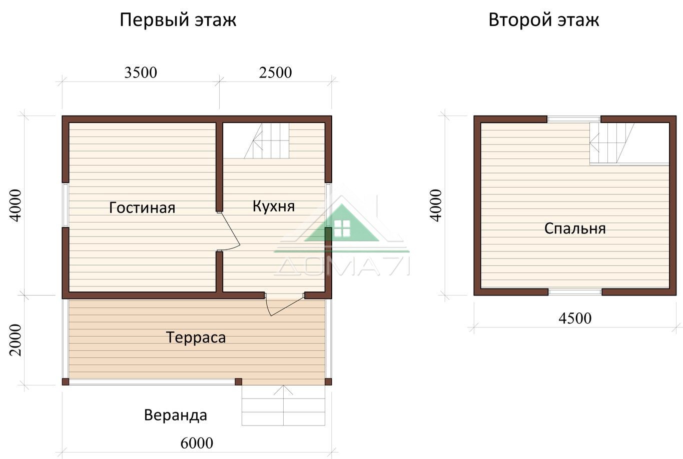 Планировка дачного дома 6х6 (65 фото) - красивые картинки и HD фото