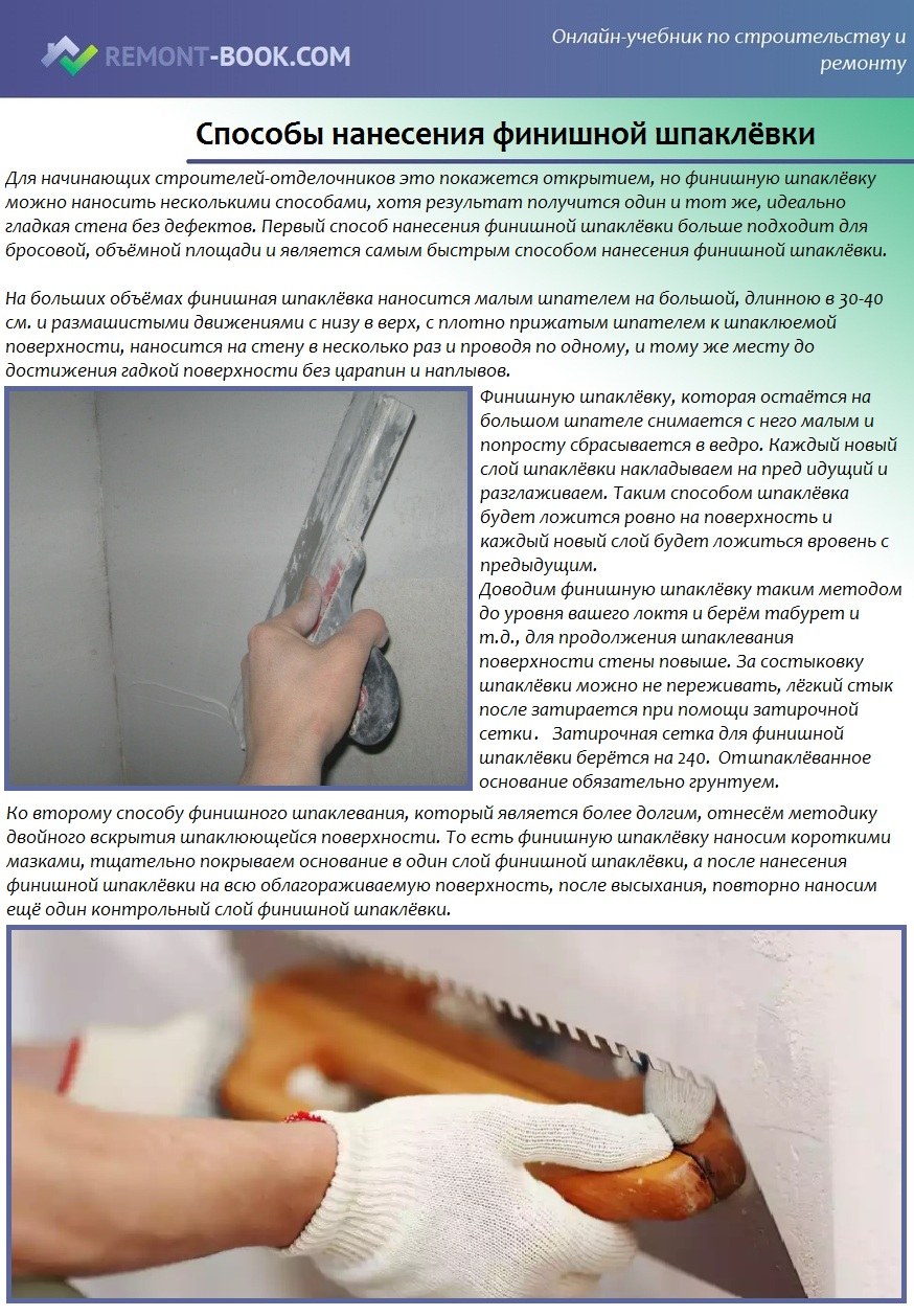 Сколько слоев шпаклевать