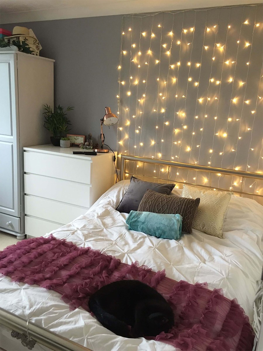 Гирлянда на кровать