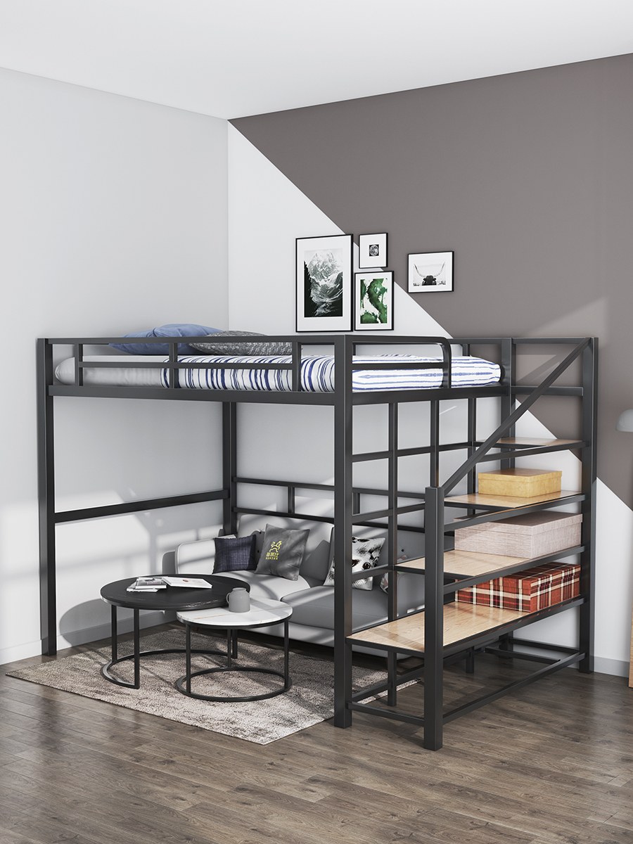 Кровать-чердак из металла RB-14053