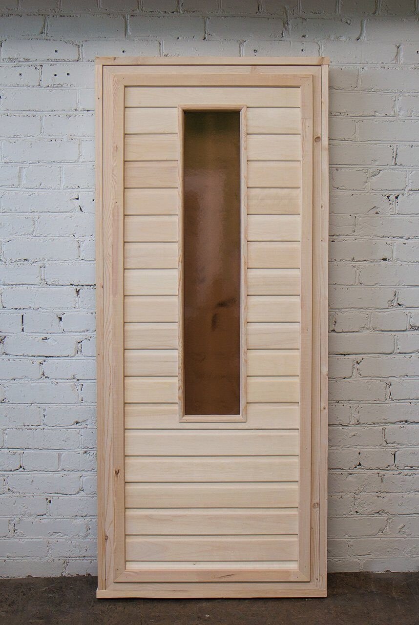 Двери для сауны стеклянные 60х180 Door Woods