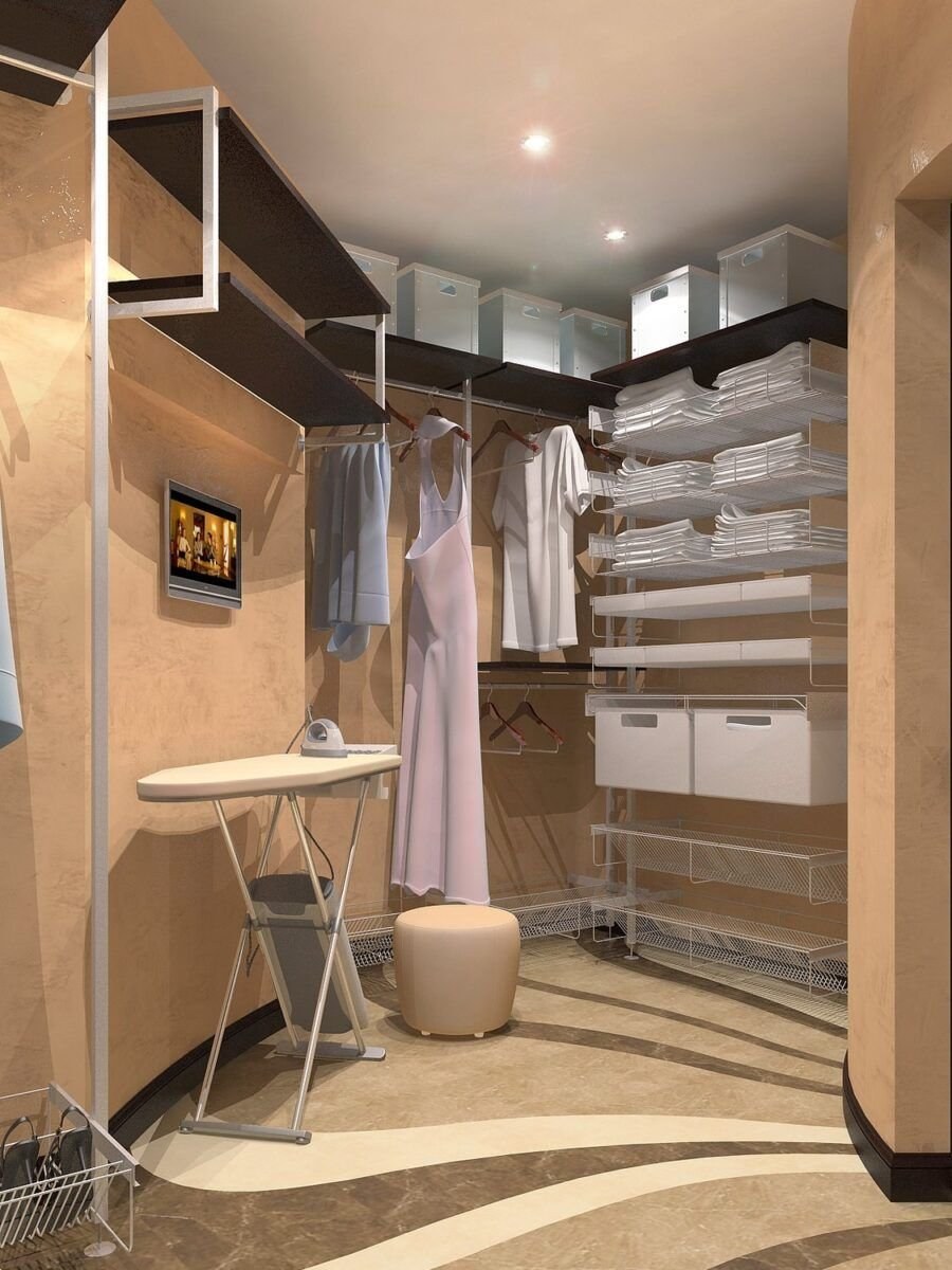 Маленькие гардеробные