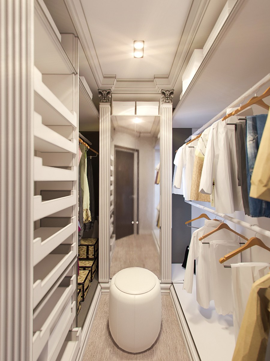 Спальня с гардеробной и санузлом