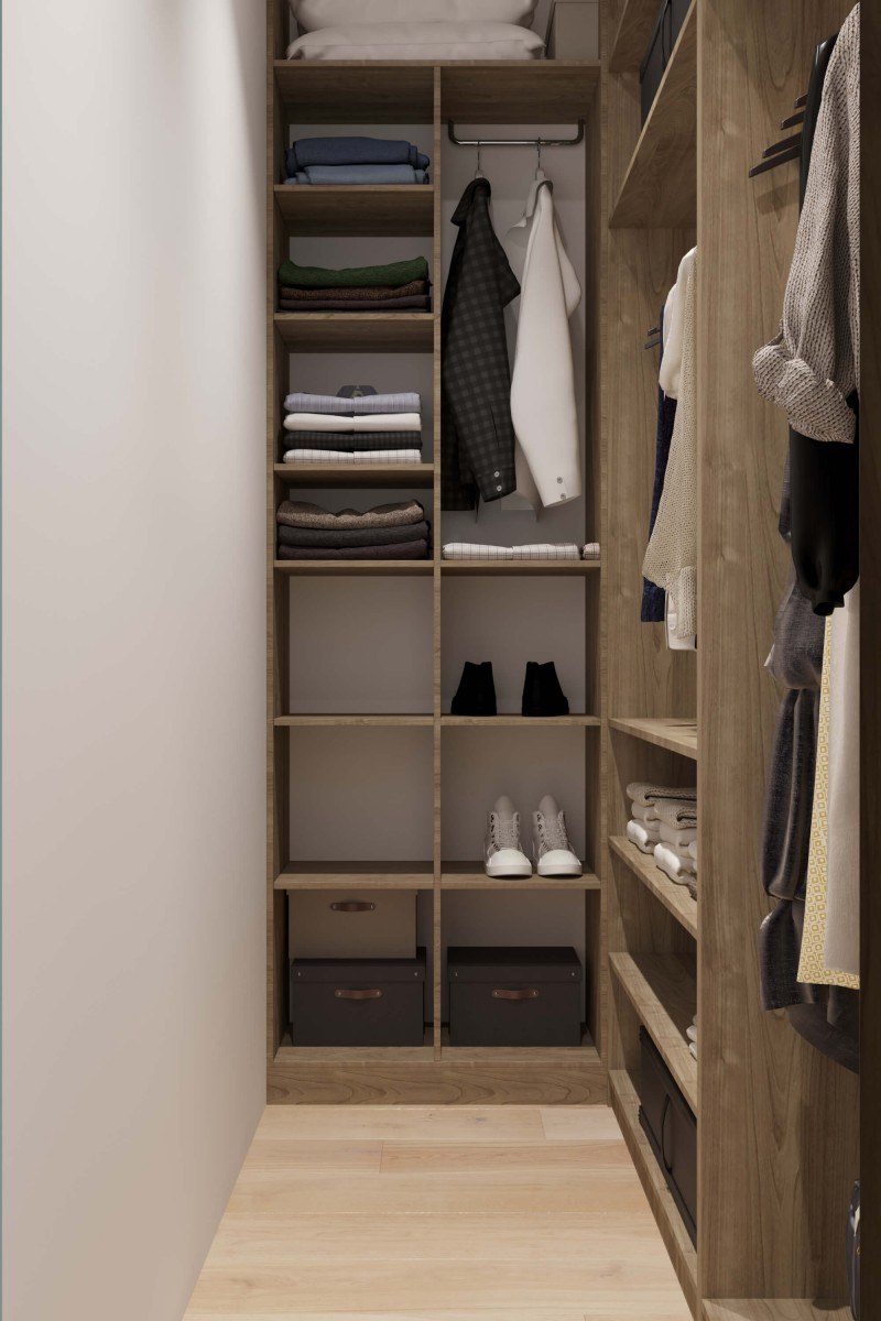 Комната с ванной и гардеробной