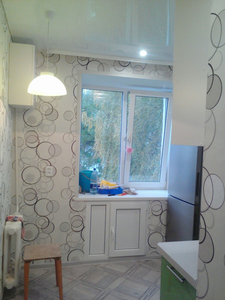 Бюджетная отделка кухни в хрущевке