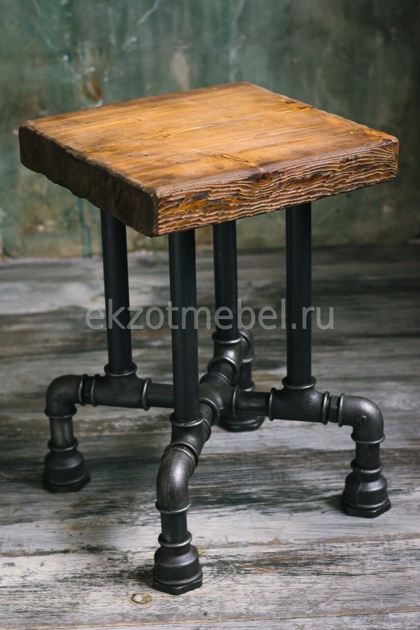 Металл лофт стол стуль