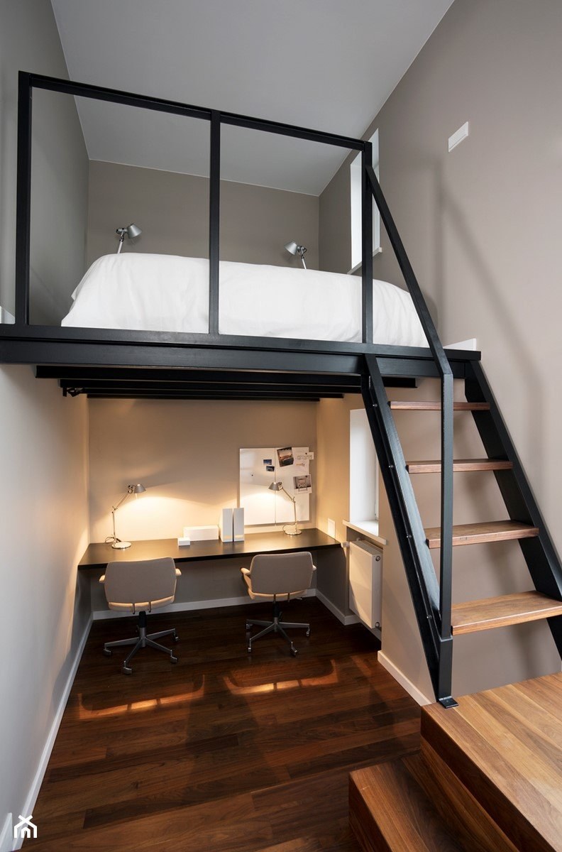 Кровать второй ярус стиль лофт