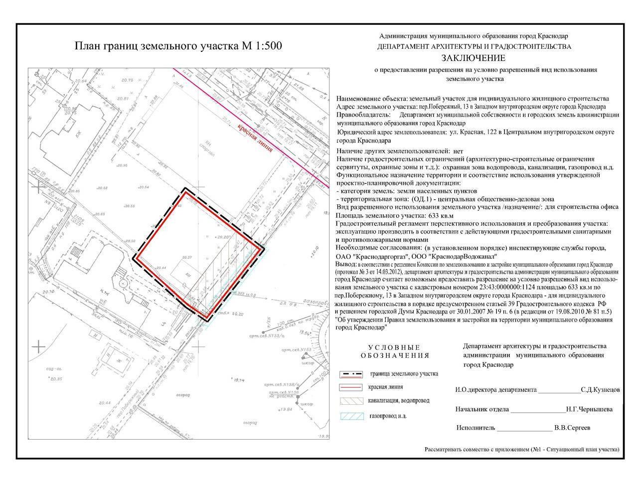 Градостроительный кодекс согласование проекта