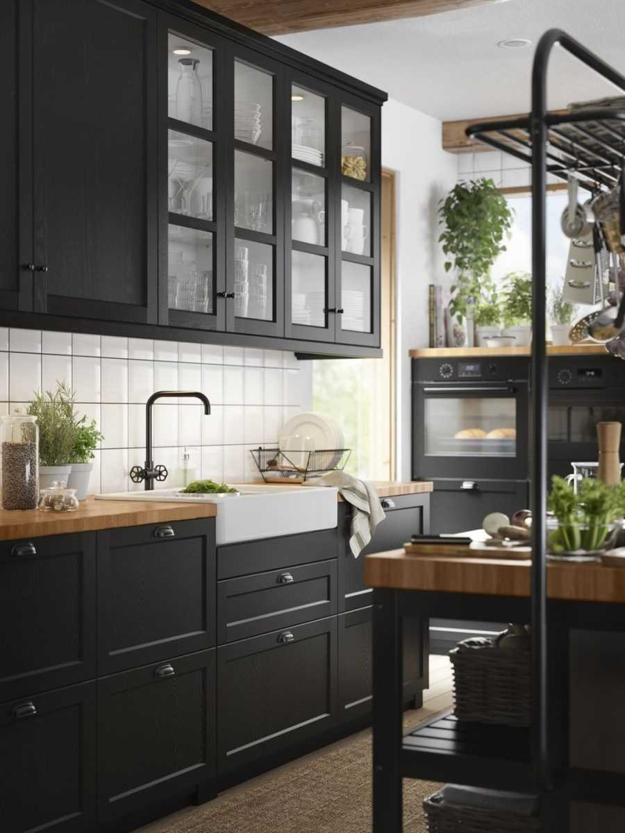 Икеа Лерхюттан черный