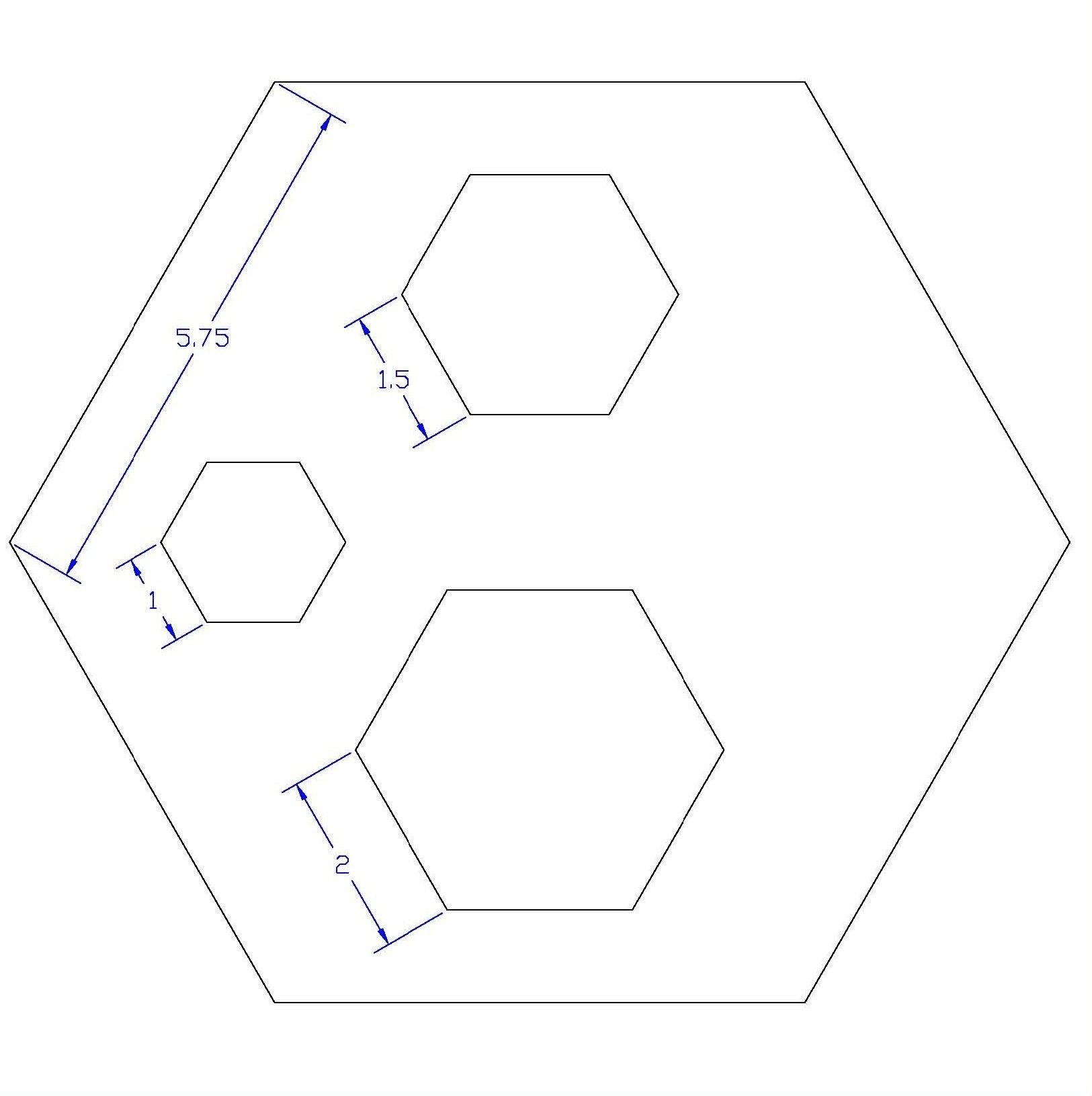 Шестиугольник 5на5