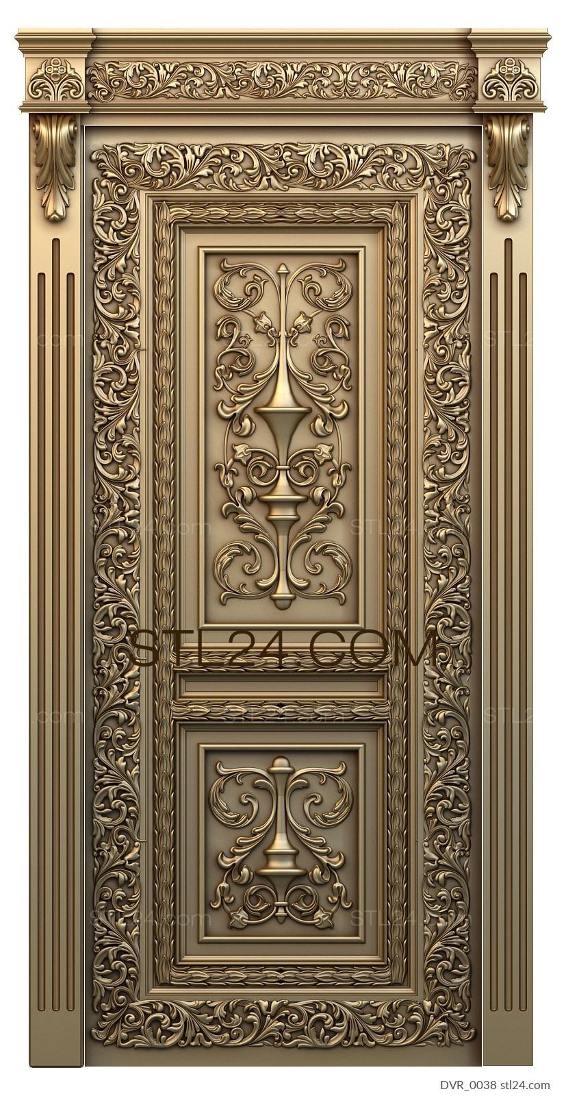 Двери из массива с резьбой