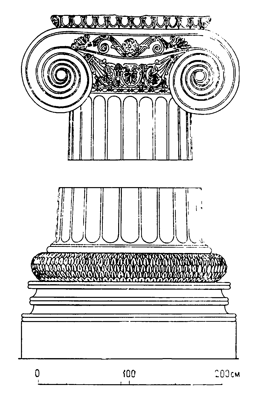 Ионический ордер храм Артемиды в Эфесе