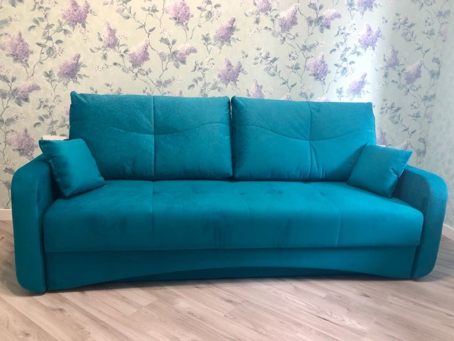 Диваны с бирюзовой обивкой