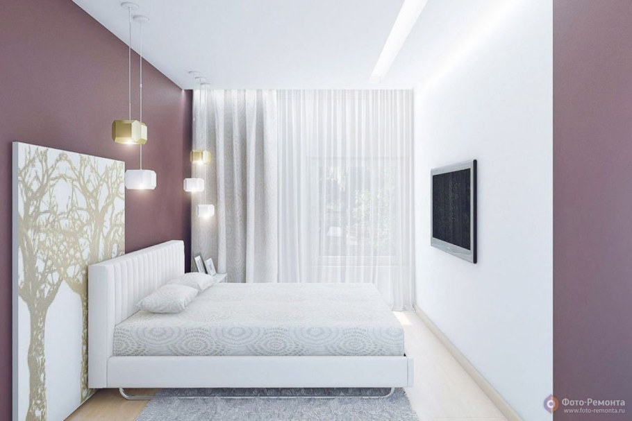 Белая спальня хрущевка