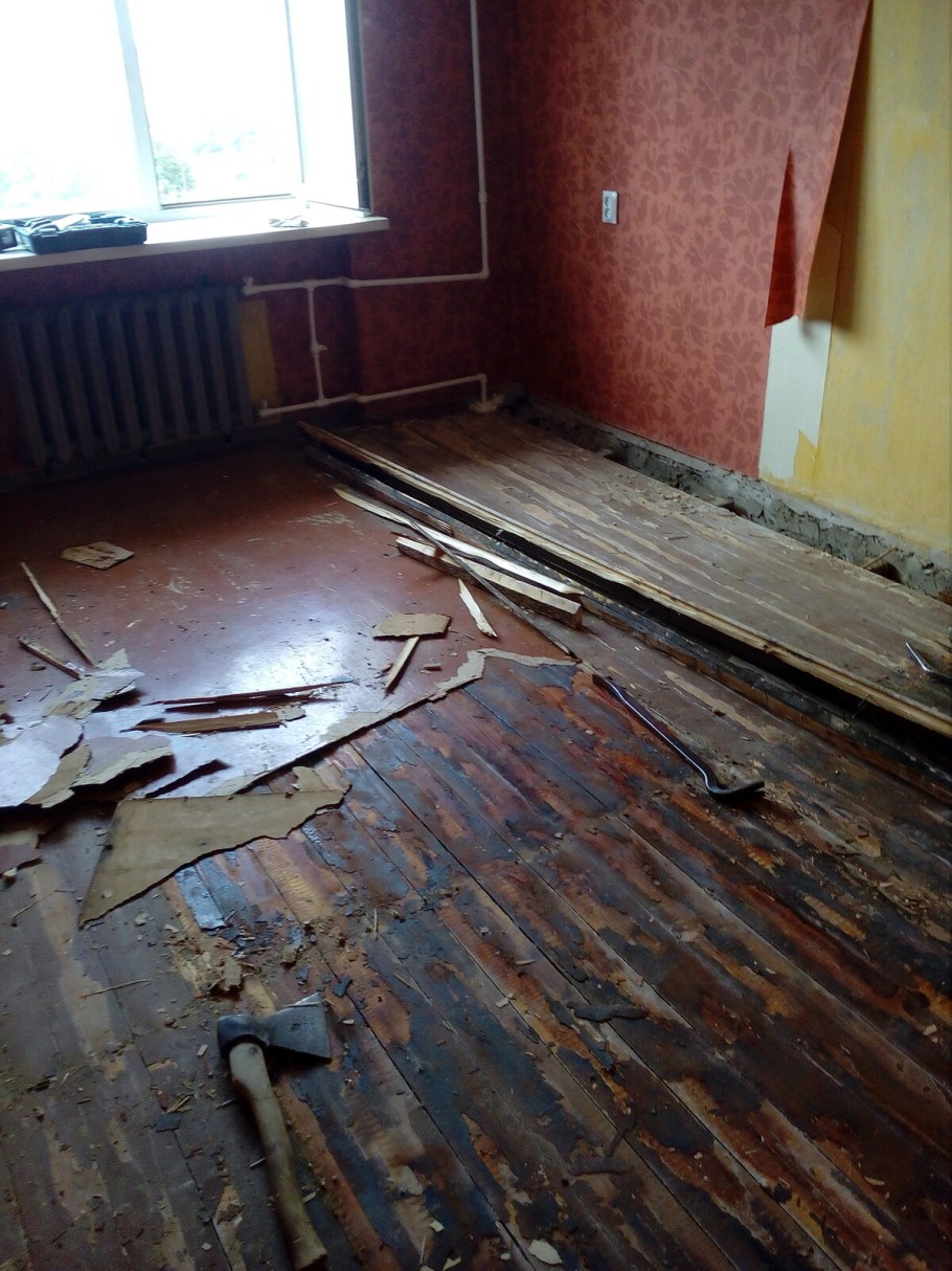 Кухня без отделки