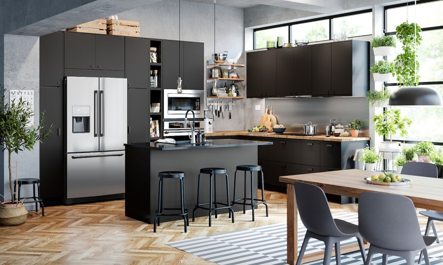 Кухни Алвик антрацит