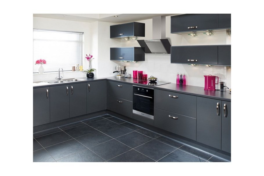 Черная кухня икеа Кунгсбакка