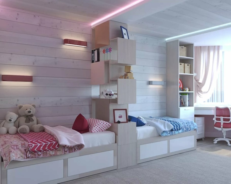 Детская мебель для двоих разнополых детей