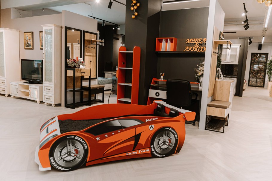 Кухня "металлик-к" 2,4х1,5м бордо