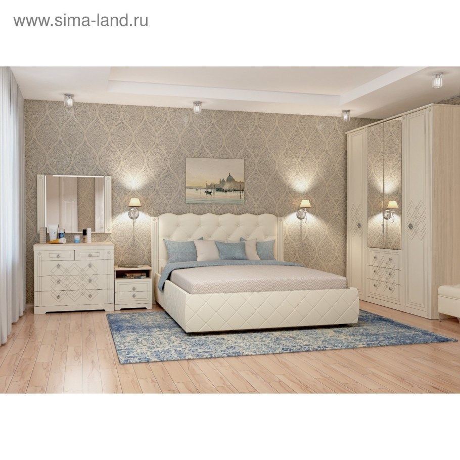 Азалия №22 (шкаф 2-х СТВ.,фур.) (Бодега белый)