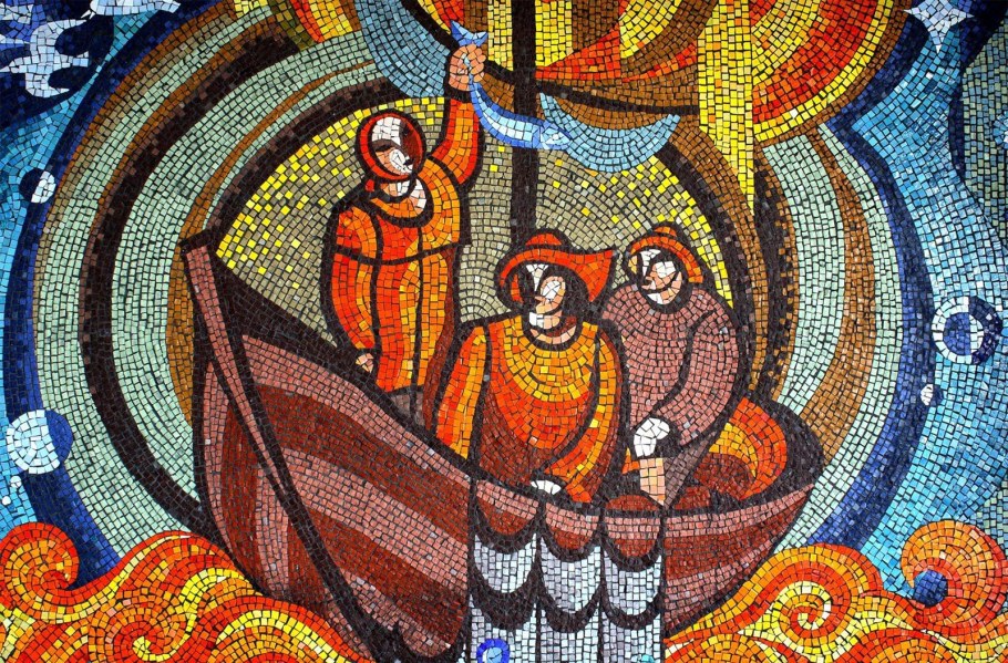 Монументальный мозаика Церетели