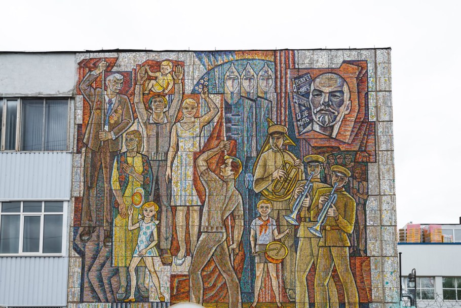 Советская монументальная мозаика Таджикистана