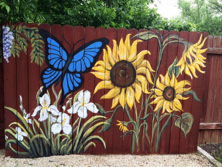 Расписной забор