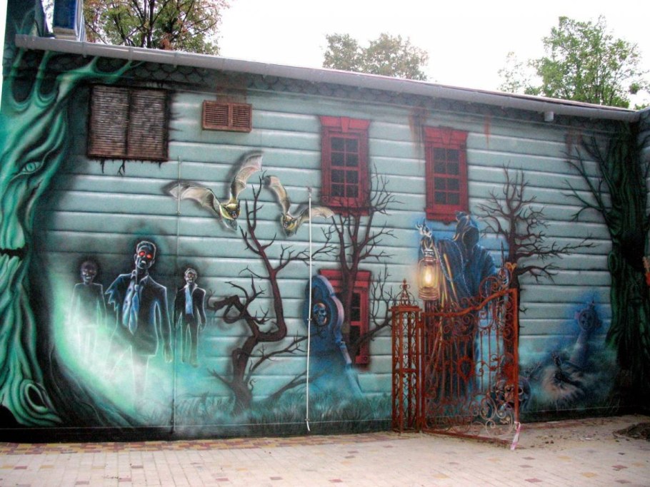 Разрисовать стену в доме