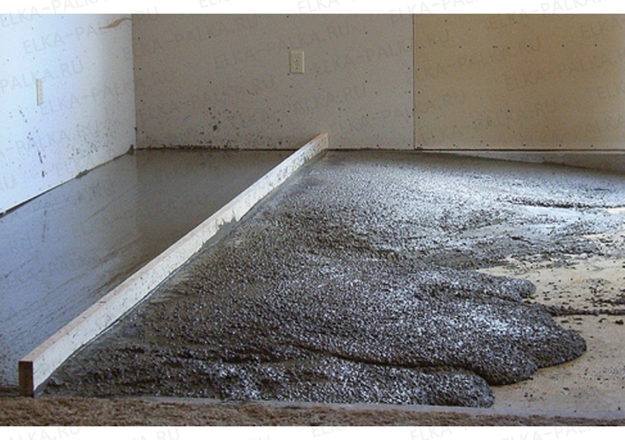 Полусухая цементно-Песчаная стяжка