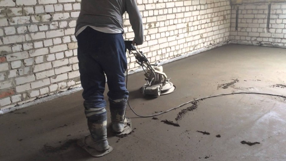 Стяжка пола 80 мм теплый пол