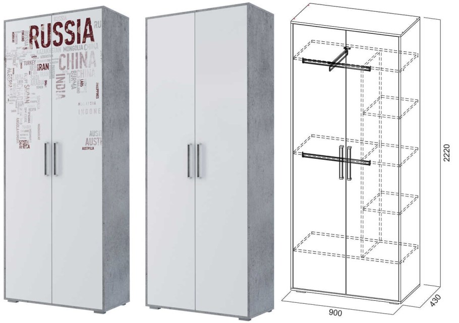 Угловое окончание SV мебель